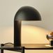 GEJST Lampe de table Leery, noire, hauteur 40 cm, acier, E27