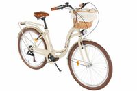 Davi Emma – Stadsfiets – 26 inch – 7 versnellingen – Shimano – V-brake – Lage instap – Bruin