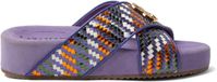 Lazamani Lizzy Femme Pantoufles Cuir Violet