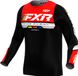 FXR Apex Motorcross trui - Zwart/rood/wit - Maat XL