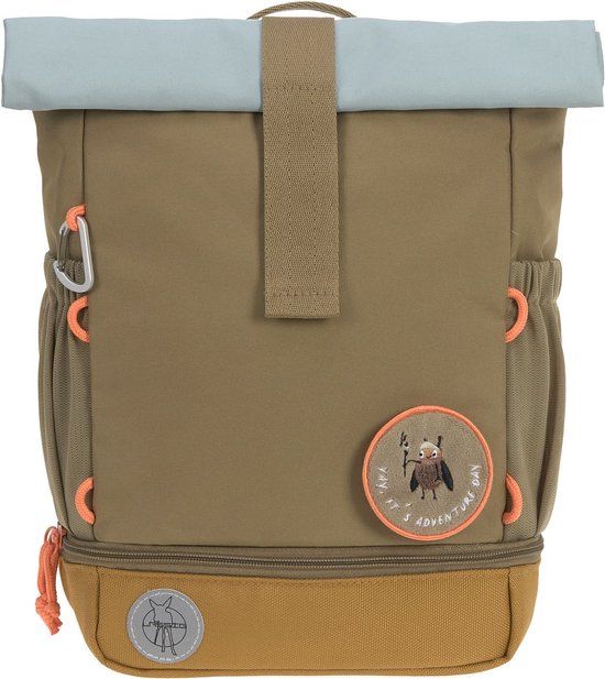 Lässig Mini Rolltop Backpack - Nature Olive - Kinderrugzak - 9 liter