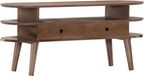 vidaXL Meuble TV 110x35x50 cm bois d'acacia massif