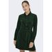ONLY corduroy blousejurk donkergroen