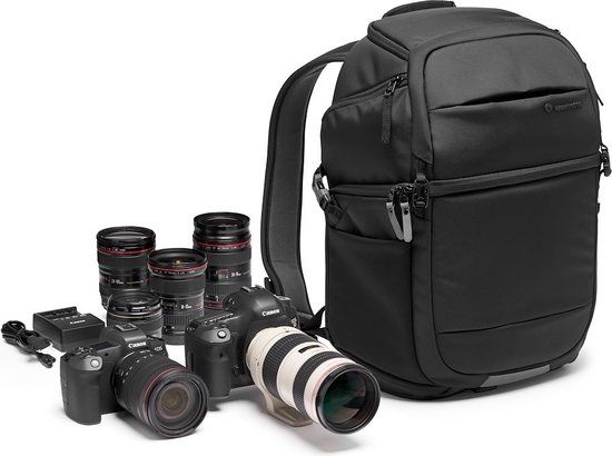 Manfrotto Advanced Fast Backpack M III - Zwart - Spiegelreflex/Systeemcamera - Rugtas
