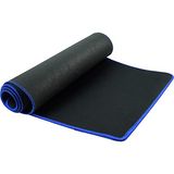 shibby XXL Gaming Mousepad voor toetsenbord en muis met Blauw gestikte randen