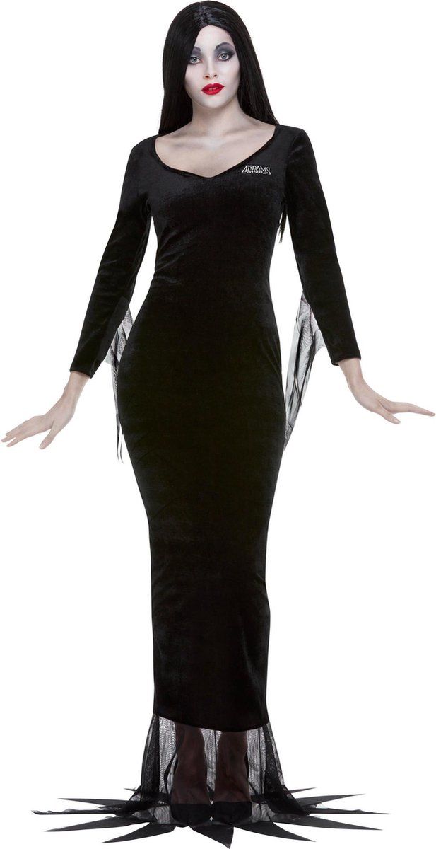 Smiffys Addams Family Morticia Costume - Women's - Black - Polyester