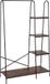 Merkloos Relaxdays Kledingrek - Bruin - Zwart - 100x160x40 cm - Met Kledingstang