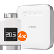 Bosch Slimme Radiatorknop 2 4-Pack + Smart Home Controller 2