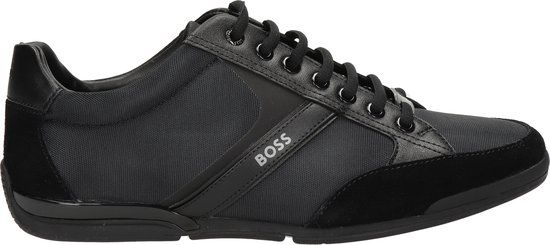 BOSS Saturn Lowp Lage sneakers Heren Zwart Maat 44
