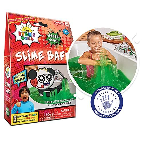 Slime Baff Vert Zimpli – 1 Bain Ou 4 Utilisations, Eau Transformée En Slime Magique