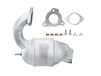 HELLA 8LE 366 053-401 Katalysator, uitlaatspruitstuk - Easy2Fit® Kit - Euro 4 - eendelig - Set met montagedelen - voor o.a. RENAULT GRAND SCÉNIC II