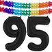 Folat Verjaardag Leeftijd folieballon - 95 jaar - zwart - 86 cm