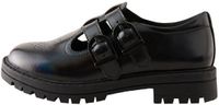 Next Meisjes Schoolschoenen met T-staaf en dubbele gesp Zwart