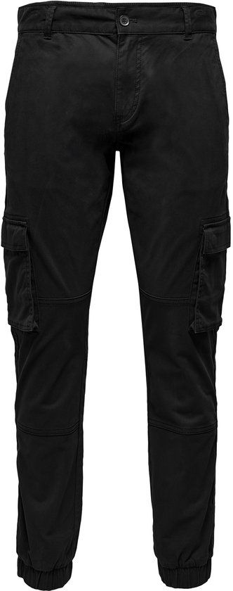 ONLY & SONS Cam Stage Cargo Broek Heren - Zwart - Maat W31/L32