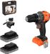 BLACK+DECKER 18V Brushless Schroefboormachine in koffer (met 2x2.5Ah accu en lader) - BLD782E2K-QW