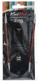 KnitPro Zing rondbreinaalden 120cm 2.00mm - 12.00mm Multikleur Metaal
