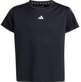 adidas meisjes Train Essentials Regular Fit Logo Training Junior Girls Shirt, black/white, 9-10 Years