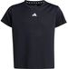 adidas meisjes Train Essentials Regular Fit Logo Training Junior Girls Shirt, black/white, 9-10 Years