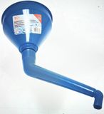 BGS technic Schuine olietrechter | brandstoftrechter | 2 hoekig model | Ø 145 mm | Blauw | Kunststof
