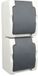 Nvoltz - Nvoltz WCD 2voudig 2P RA IP44 Spatwaterdicht Verticaal