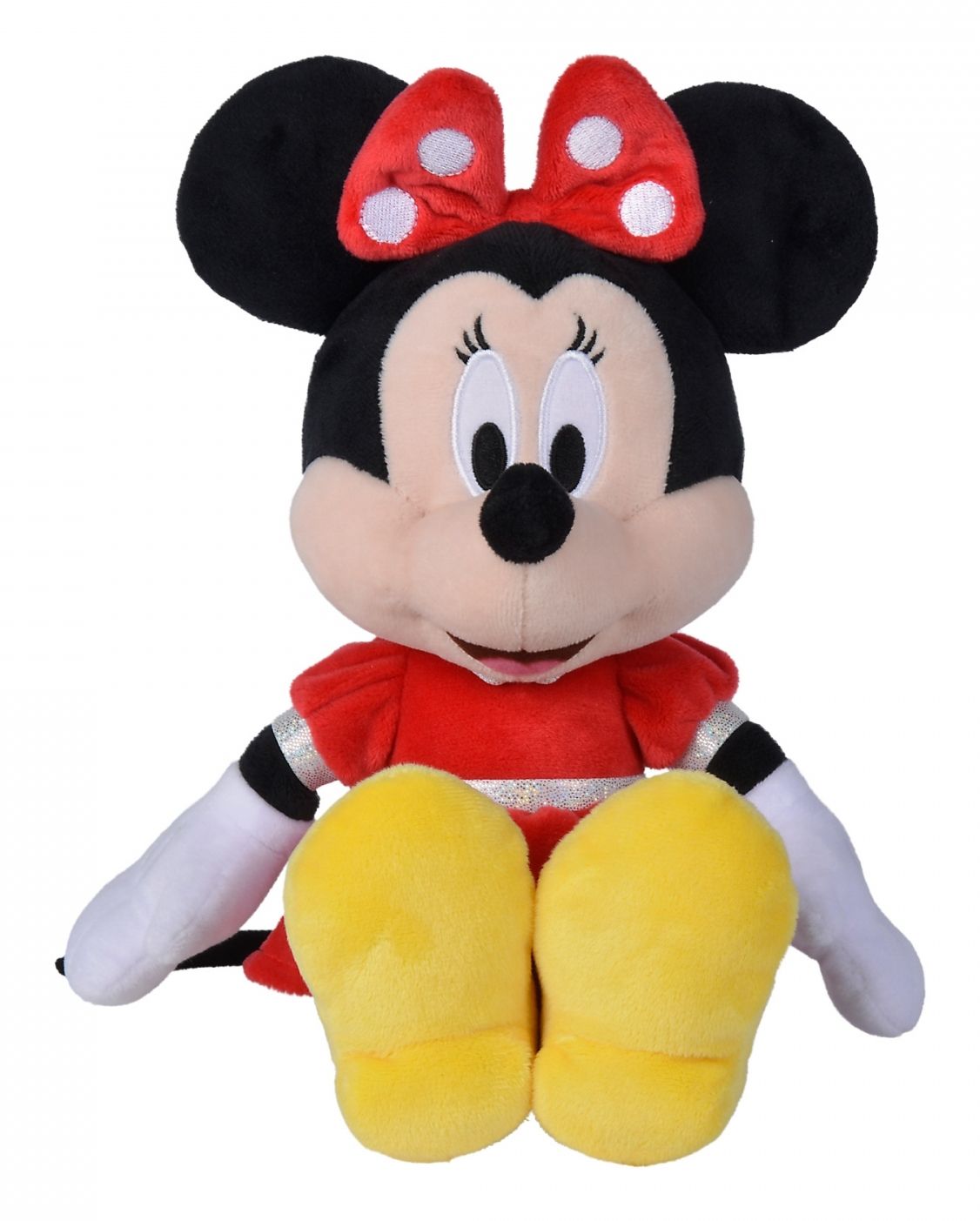 Nicotoy Disney Minnie Mouse Red Dress 35cm Plush Toy