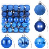 vidaXL Kerstballenset - 100 stuks - Blauw - 4 cm - Polystyreen