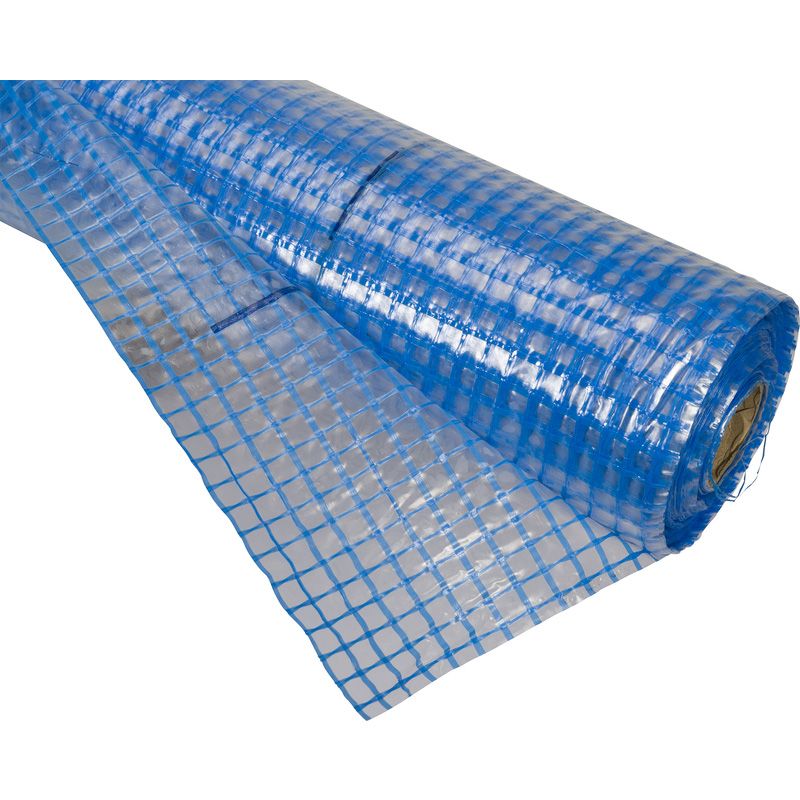 Pandser Top G gewapende waterkerende folie koude zijde 1,50 x 25m transparant/blauw
