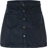 Only Korte High Waist Blauwe Corduroy Rok - Valt Kleiner - Maat XS