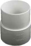 Wavin PVC HWA fitt -buis, grijs, 80mm, uitvoering trompstuk/verbindingsstuk