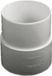 Wavin PVC HWA fitt -buis, grijs, 80mm, uitvoering trompstuk/verbindingsstuk