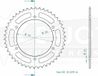 Esjot Couronne de transmission Esjot pour moto Hyosung 250 GT Comet 2009 46 dents pas 520