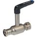 VSH Xpress Robinet à boisseau sphérique en inox à tige allongée avec raccord I/i 15xg3/4\" (DN10) Type XPR21401, 2010001411