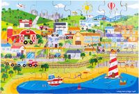 Bigjigs Vloerpuzzel Transportstad
