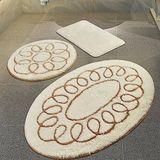 Set mat set (3-delig) beige ovaal