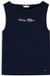 Tommy Hilfiger Dames T-shirt Korte Mouw Katoen Elastaan M Blauw/Wit
