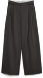 VERO MODA VMSTELLA MW WIDE PLEAT PANT NOOS - Dames - Leggings - Espresso - Effen - 34/32