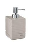 Gedy Quadrotto Zeepdispenser, hars, tórtora, 8,2 x 8,2 x 16