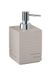 Gedy Quadrotto Zeepdispenser, hars, tórtora, 8,2 x 8,2 x 16