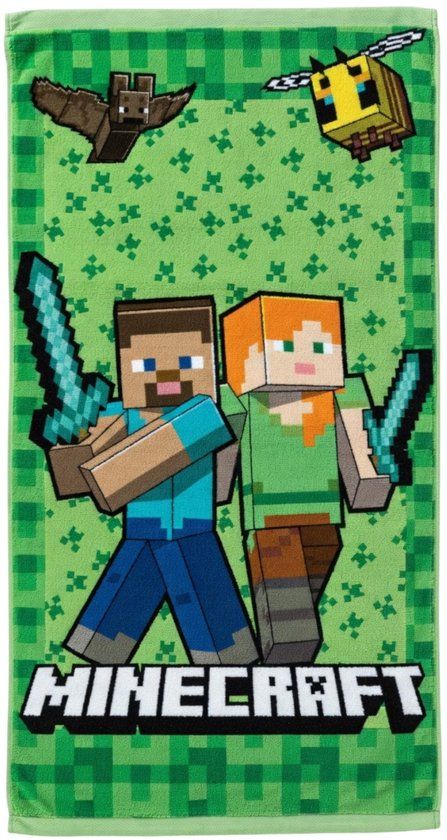 4KidsOnly Minecraft strandlaken