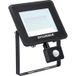 Sylvania Start Flood Flat - projecteur avec capteur infrarouge - 19 x 23,5 x 5,8 cm - 46W - IP54 - 4000K - noir