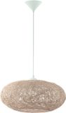 Eglo Campilo Hanglamp - E27 - 1 Lichts - Ø45 cm - Wit, beige/zandkleur