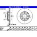 ATE Lot De 2 Disques De Frein 24.0115-0109.1 Audi 6e0 615 301 8z0 615 301 C