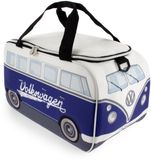 BRISA VW Collection - Volkswagen T1 Bulli Bus-design geïsoleerde koel-warmte-thermo-picknick-lunchbox (petrol & bruin/25 l)