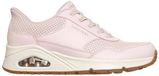 Skechers Slip-ins Uno Banksia Luxe Sneakers Femme Rose - Blanc