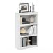 Furinno Rail 3-Tier Open Plank Boekenkast, Wit