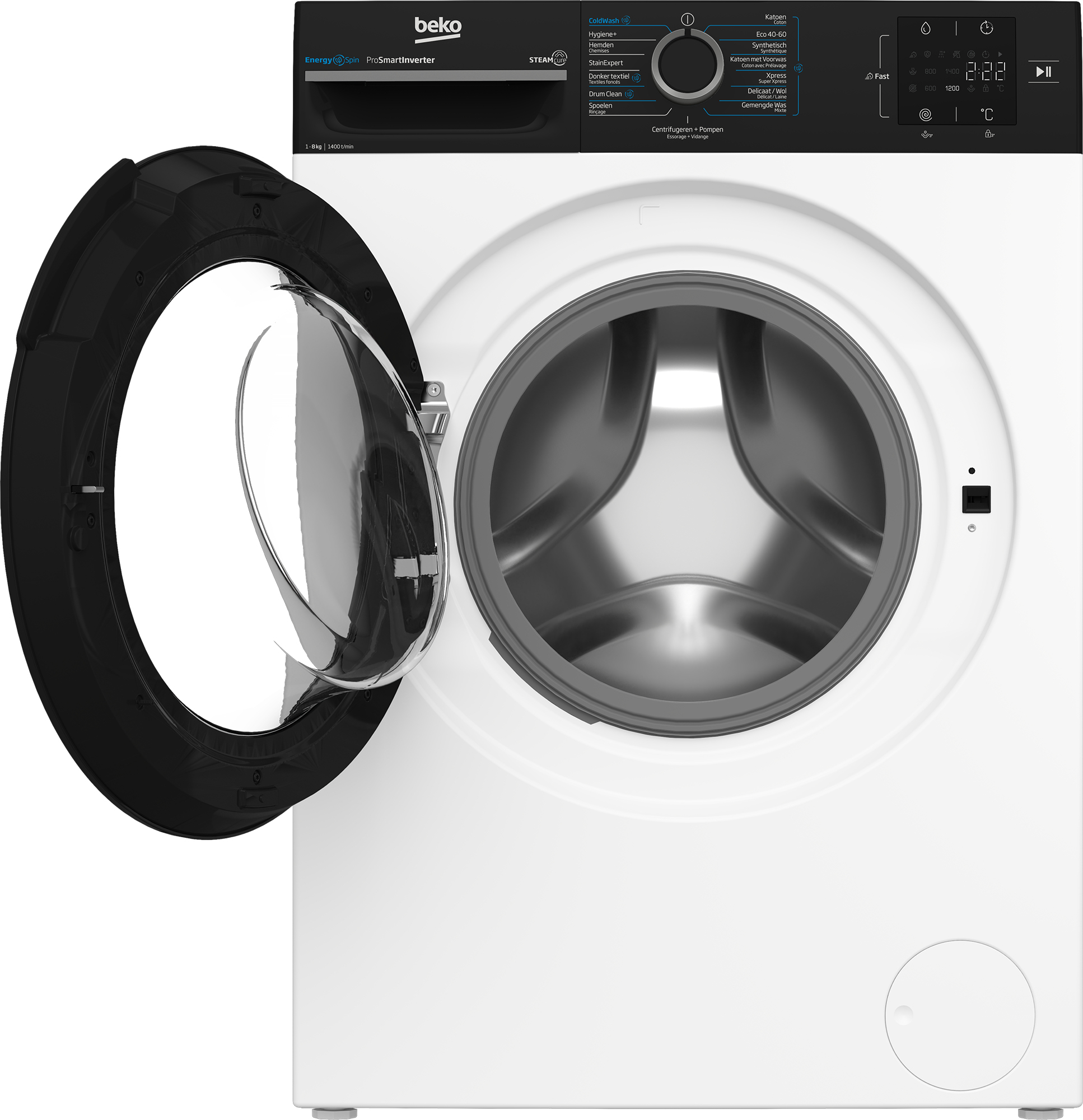 Beko BM3WFT3841B 8kg 1400RPM Front Load Washing Machine - White