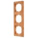 REV Schakelserie NOVA - 3-voudig frame stopcontacten & schakelaars | Verticaal