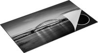 Chefcare Inductie Beschermer Waalbrug - Zwart Wit - 95x55 cm
