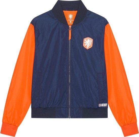 Knvb State of Football Nederlands Elftal bomberjas dames EK 2024 maat S blauw oranje