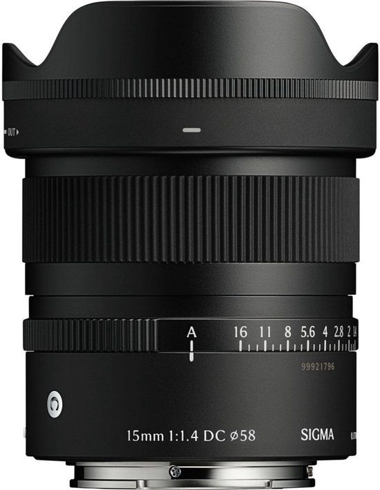 Sigma 15mm f/1.4 DC Contemporary Fujifilm X-mount objectief
